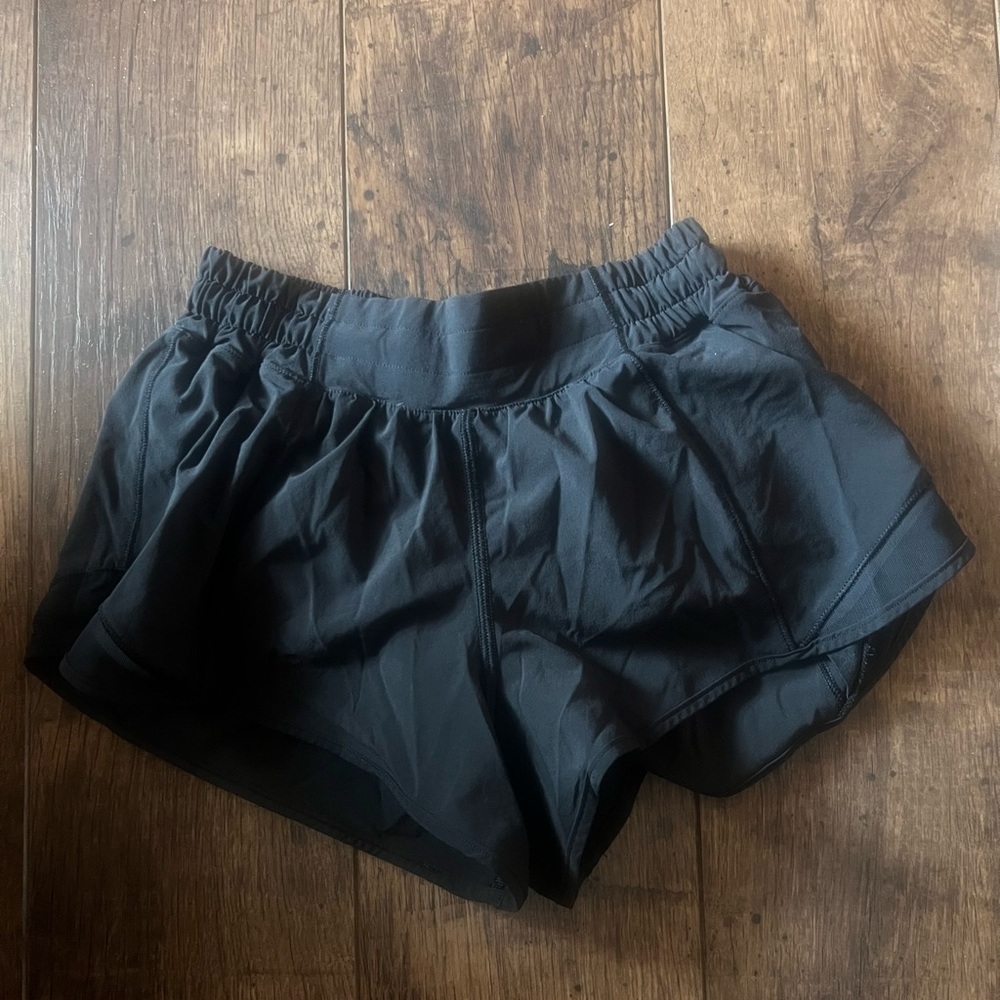 lululemon athletica Black Athletic Running Shorts